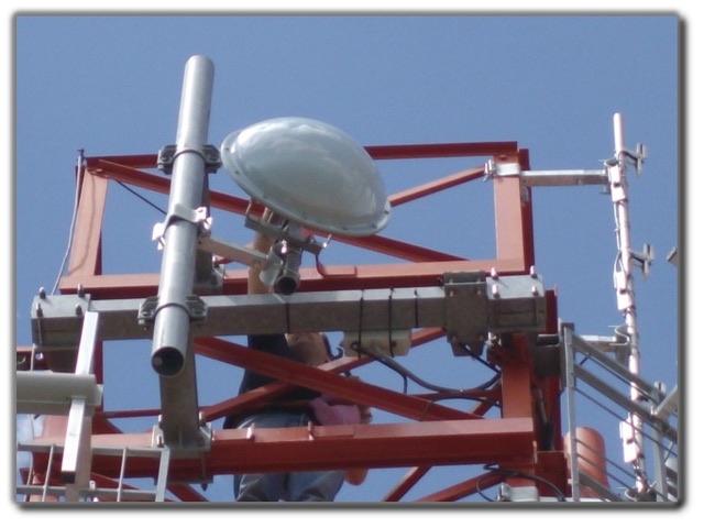 Dettaglio degli impianti radio sulla Majella