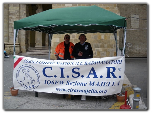 Stand CISAR Majella durante una manifestazione Telethon